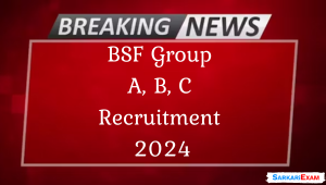 BSF Group A B C Recruitment 2024