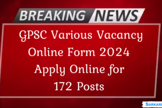 GPSC Various Vacancy