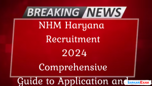 NHM Haryana Recruitment 2024